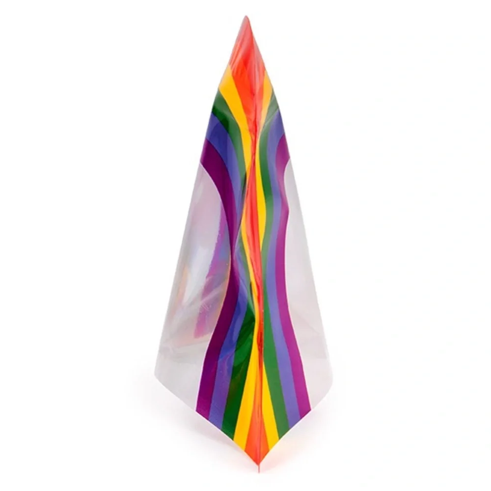 Rainbow Ziplock Pouches - 10 Count
